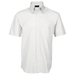 Mens Brushed Cotton Twill Lounge Short Sleeve White / 3XL / Regular - Shirts-Corporate