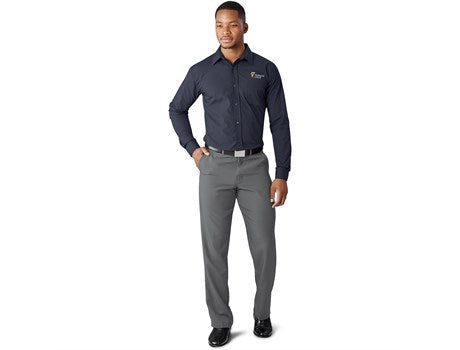 Mens Cambridge Flat Front Pants - Black Only-