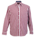 Mens Cedar Lounge Long Sleeve Wine Red / SML / Regular - Shirts-Corporate