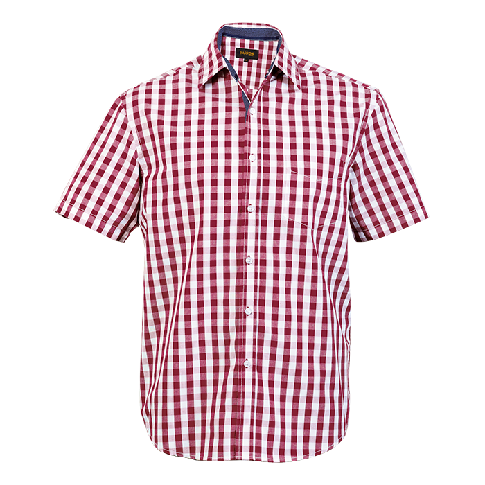 Mens Cedar Lounge Short Sleeve  Wine Red / SML / 