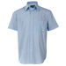 Mens Century Lounge Short Sleeve Sky/White / SML / Last Buy - Shirts-Corporate