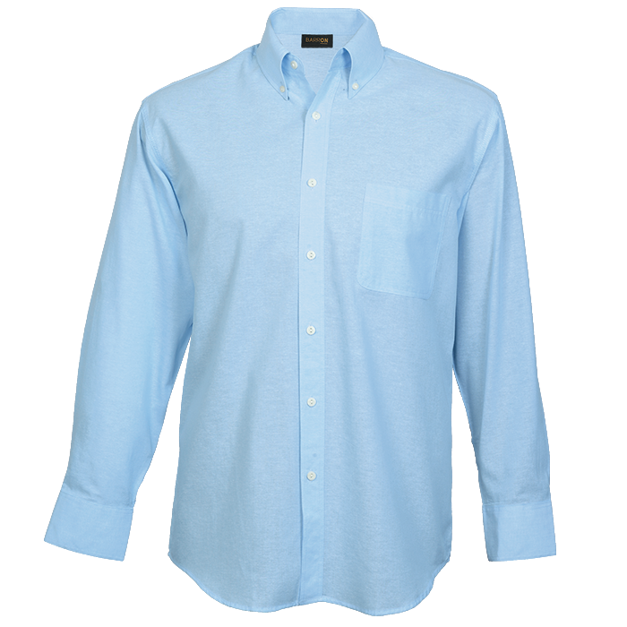 Mens Chambray Lounge Long Sleeve Sky Blue / 3XL / Last Buy - Shirts-Corporate