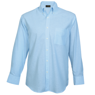 Mens Chambray Lounge Long Sleeve  Sky Blue / 3XL / 