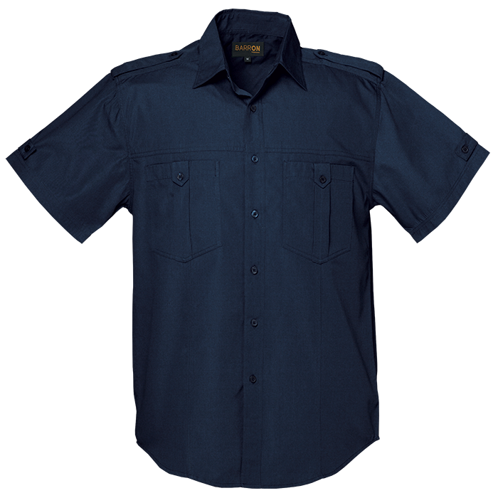 Mens City Shirt Navy / SML / Regular - Shirts-Corporate