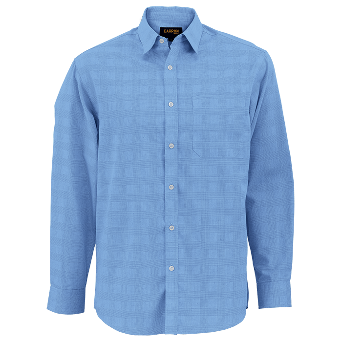 Mens Clifton Check Lounge Long Sleeve  Sky Blue / 