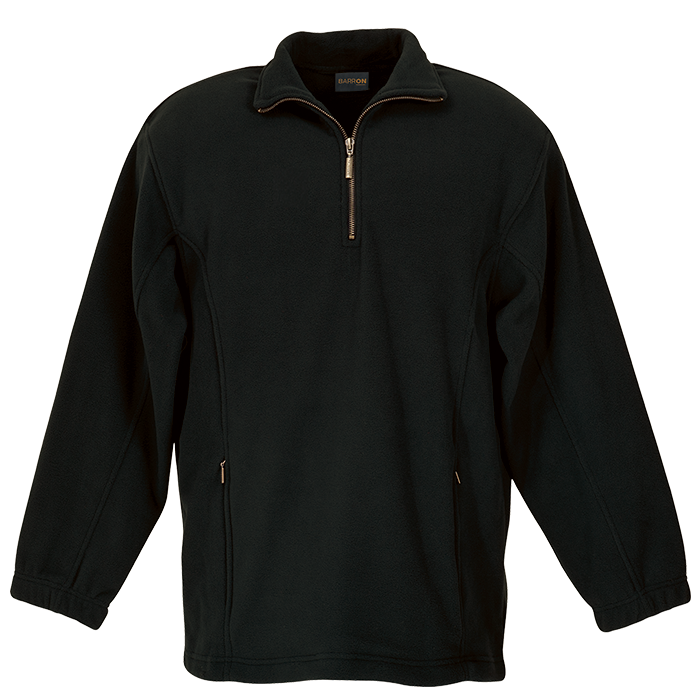 Mens Essential Micro Fleece Black / SML / Regular - Tops