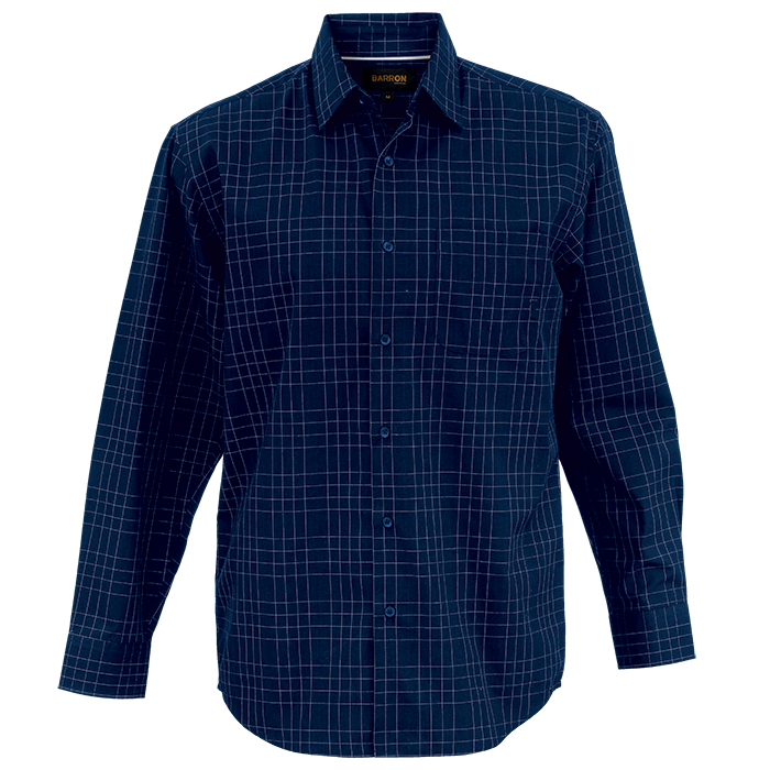 Mens Hamilton Check Lounge Long Sleeve - Shirts-Corporate