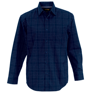 Mens Hamilton Check Lounge Long Sleeve  Navy / SML /