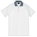 Mens Jacquard Collar Golfer  White / LAR / Last Buy 