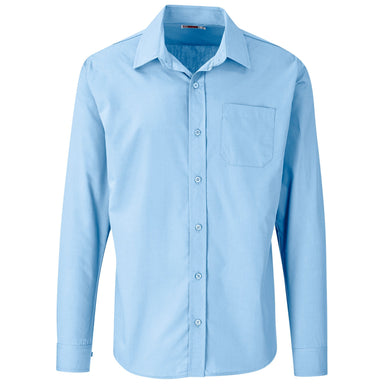 Mens Long Sleeve Kensington Shirt-2XL-Light Blue-LB