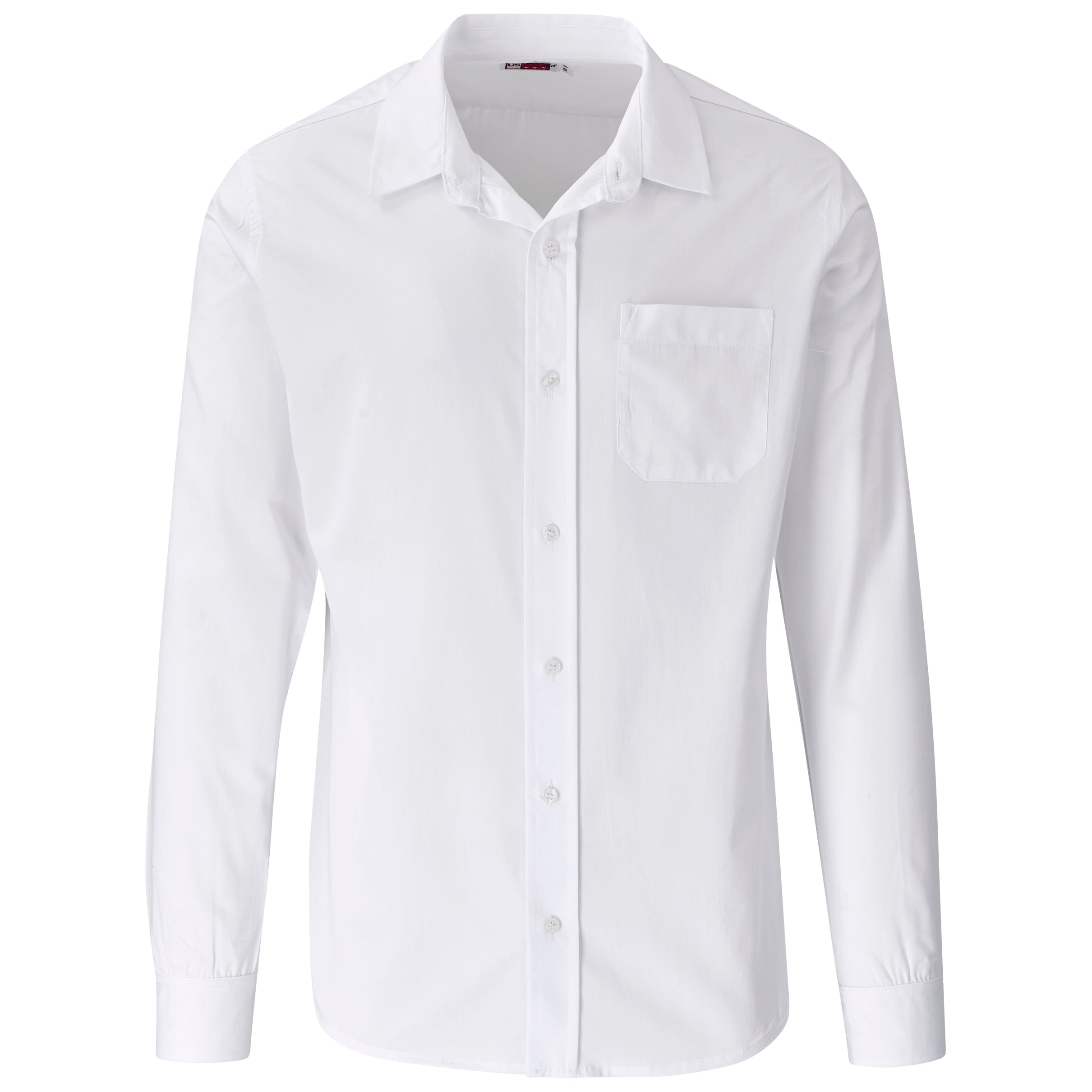 Mens Long Sleeve Kensington Shirt-2XL-White-W