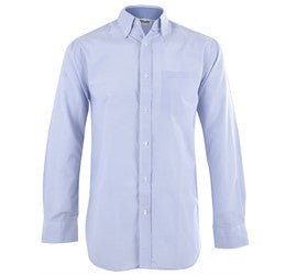 Mens Long Sleeve Lisbon Shirt - Sky Blue Only-L-Sky Blue-SB