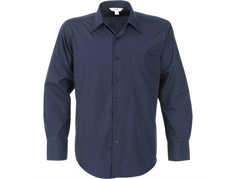 Mens Long Sleeve Metro Shirt - Grey Only-