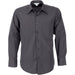 Mens Long Sleeve Metro Shirt - Grey Only-L-Grey-GY