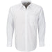 Mens Long Sleeve Metro Shirt - Grey Only-L-White-W