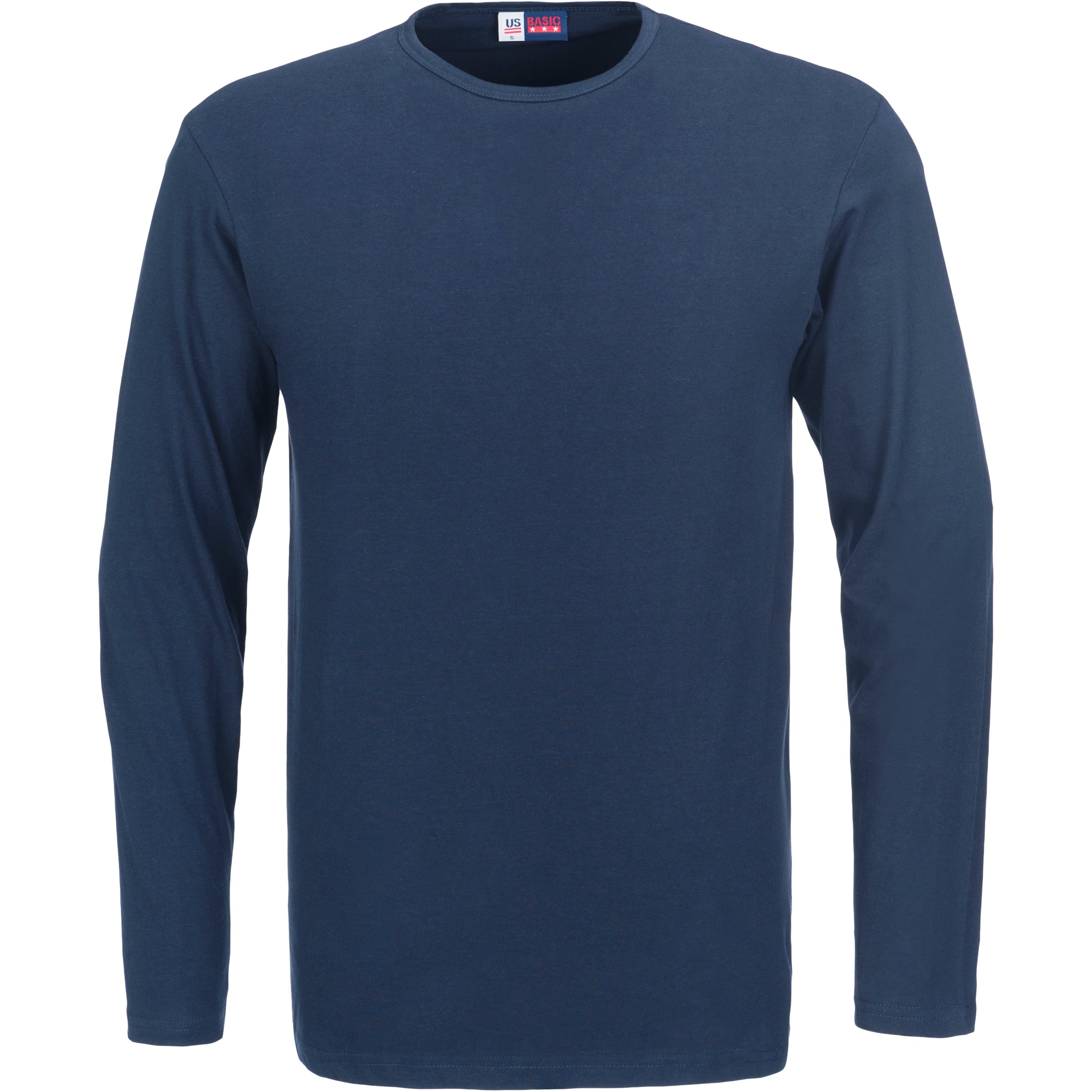 Mens Long Sleeve Portland T-Shirt-2XL-Navy-N