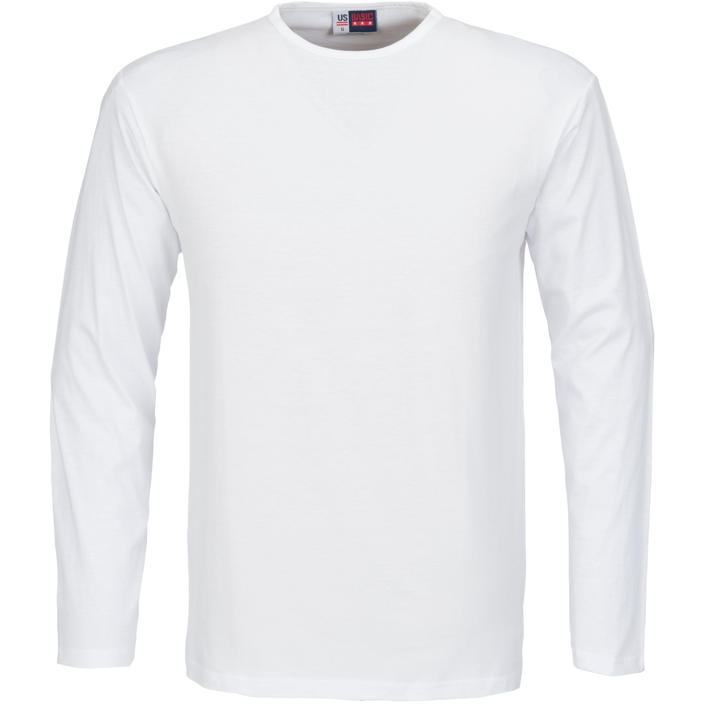 Mens Long Sleeve Portland T-Shirt-2XL-White-W