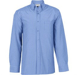 Mens Long Sleeve Prestige Shirt - Light Blue Only-L-Light Blue-LB