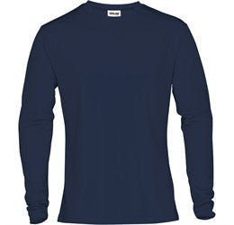 Mens Long Sleeve All Star T-Shirt-L-Navy-N