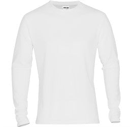 Mens Long Sleeve All Star T-Shirt-L-White-W