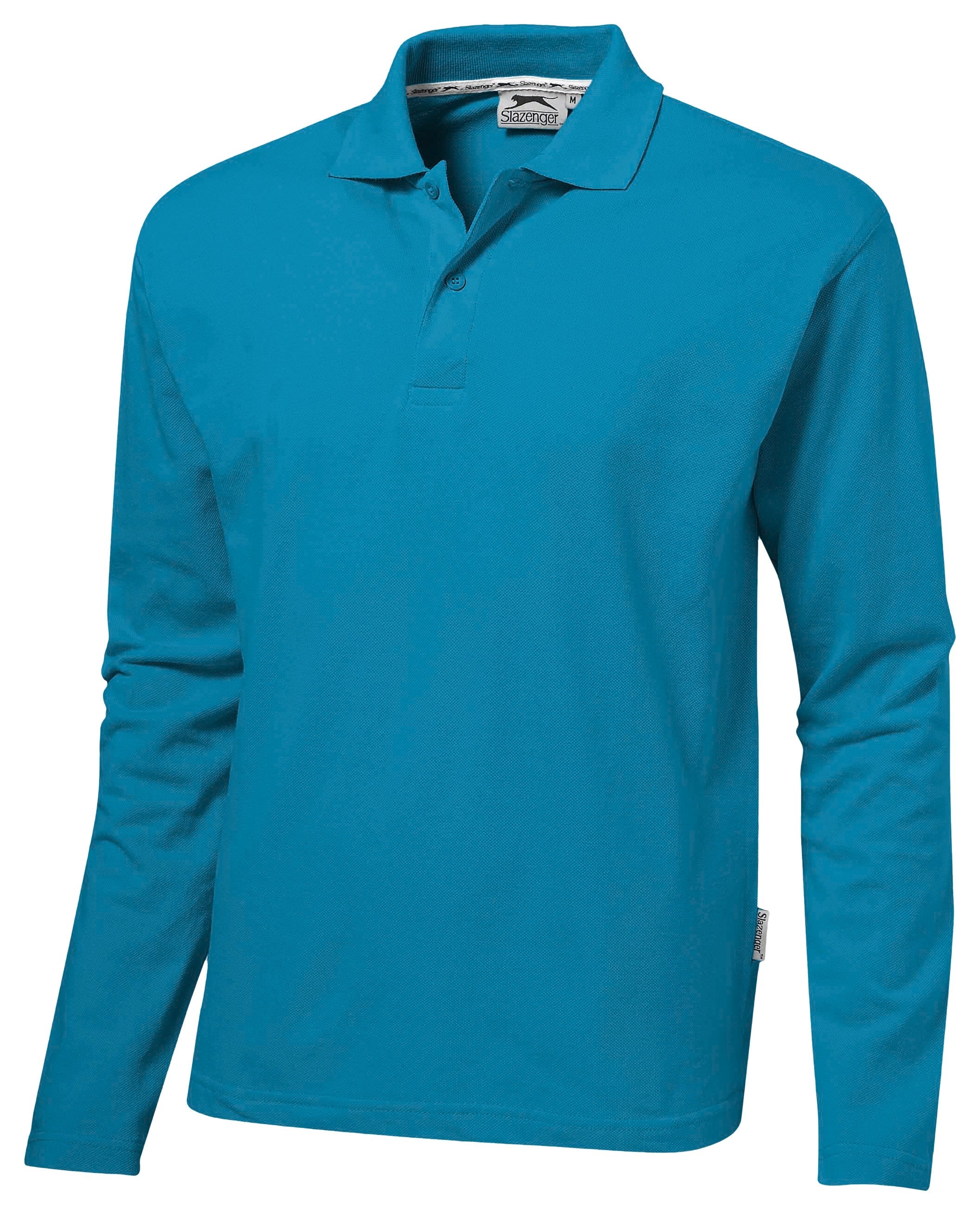 Mens Long Sleeve Zenith Golf Shirt - White Only-