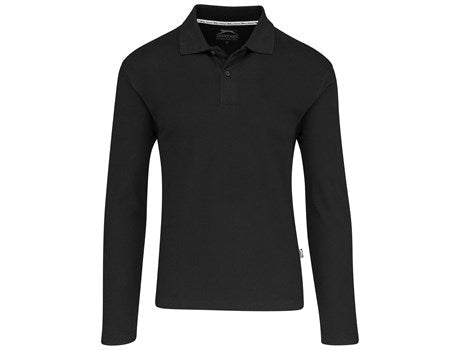 Mens Long Sleeve Zenith Golf Shirt - White Only-