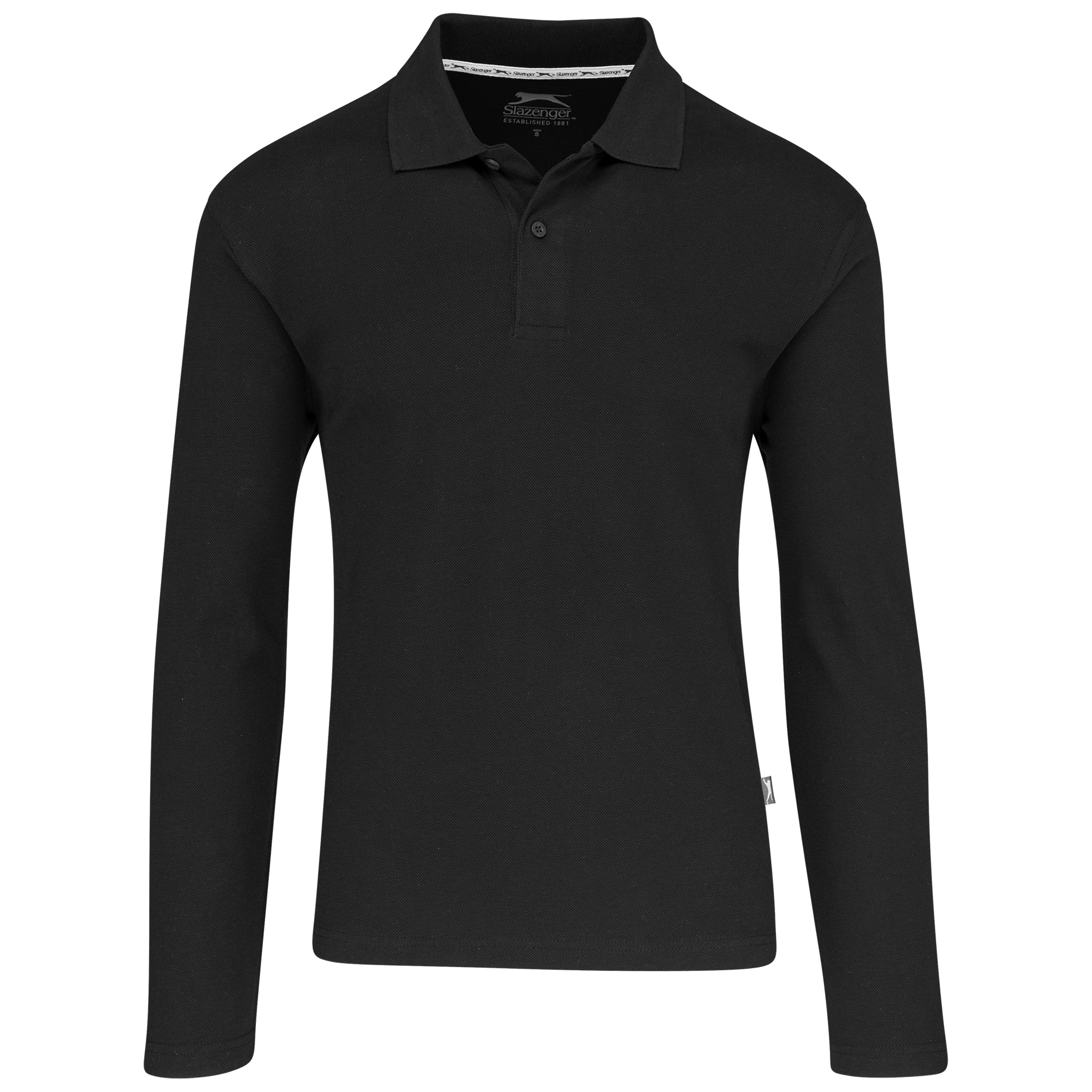 Mens Long Sleeve Zenith Golf Shirt - White Only-