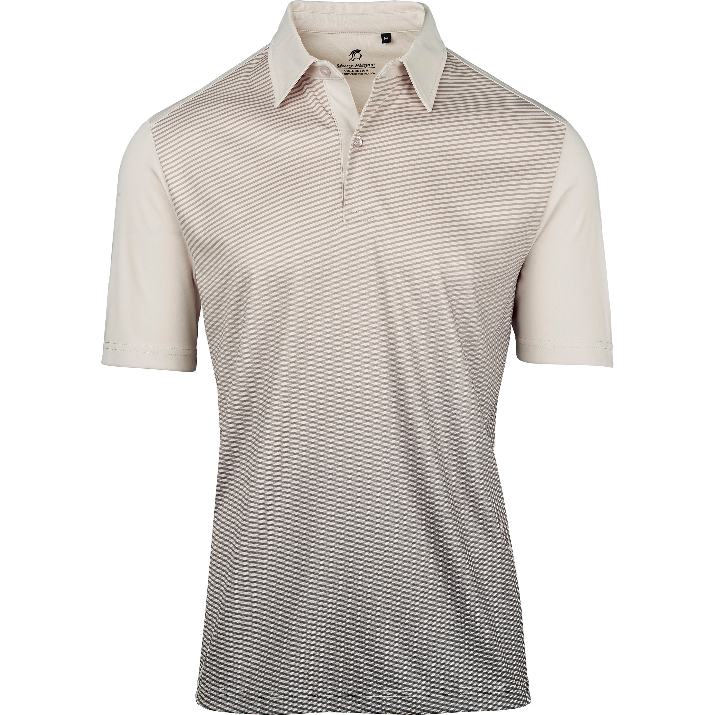 Mens Masters Golf Shirt-L-Stone-ST