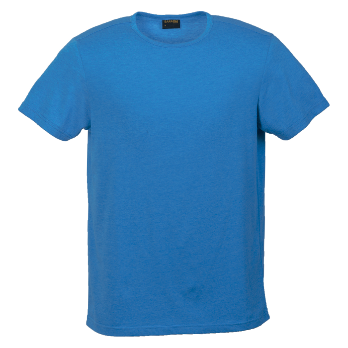 Mens Melange Crew Neck T-Shirt  Blue / XS / Regular