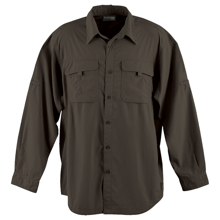 Mens Outback Shirt  Khaki / SML / Regular - 