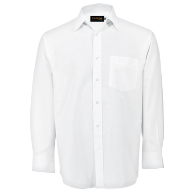 Mens Oxford Lounge Long Sleeve  White / SML / Regular