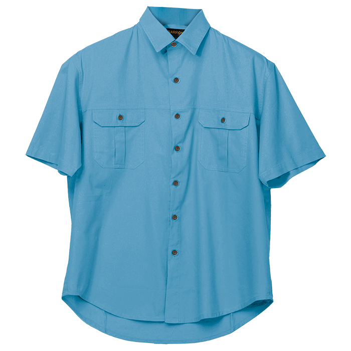 Mens Plain Bush Shirt - Shirts-Outdoor