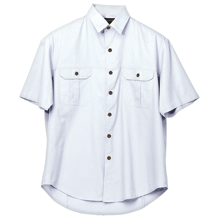 Mens Plain Bush Shirt - Shirts-Outdoor