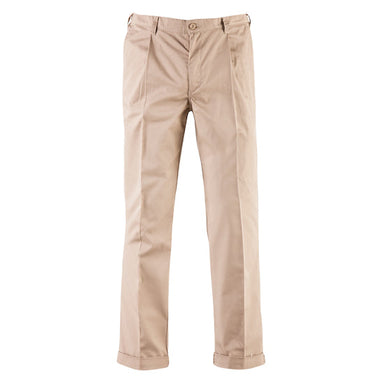 Mens Polycotton Work Chinos Khaki / 36 - High Grade Bottoms