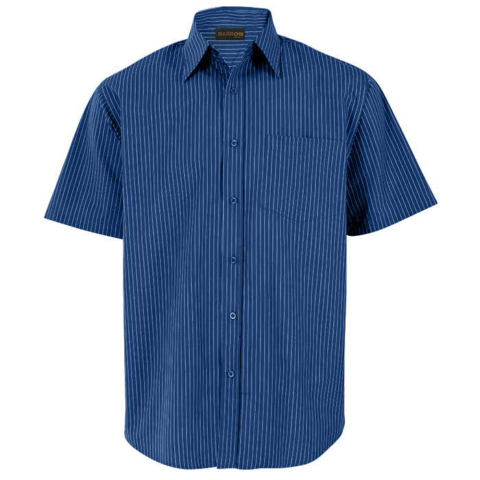 Mens Quest Lounge Short Sleeve Royal/White / SML / Regular - Shirts-Corporate