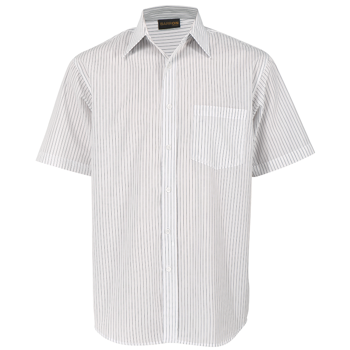 Mens Quest Lounge Short Sleeve White/Black / SML / Regular - Shirts-Corporate