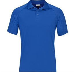 Mens Santorini Golf Shirt-2XL-Blue-BU