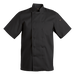 Mens Savona Short Sleeve Chef Jacket  Black / XS / 