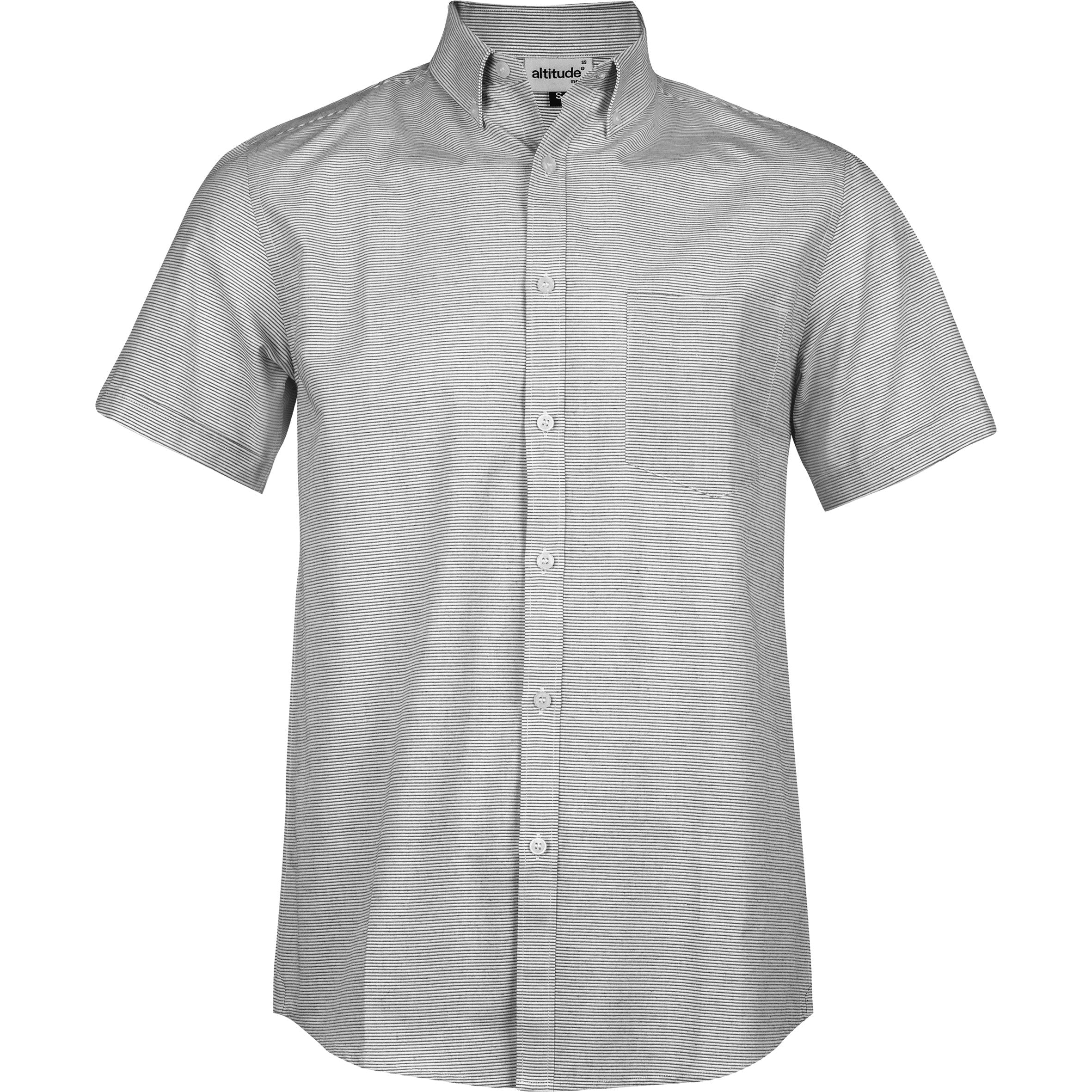 Mens Short Sleeve Earl Shirt - Sky Blue Only-