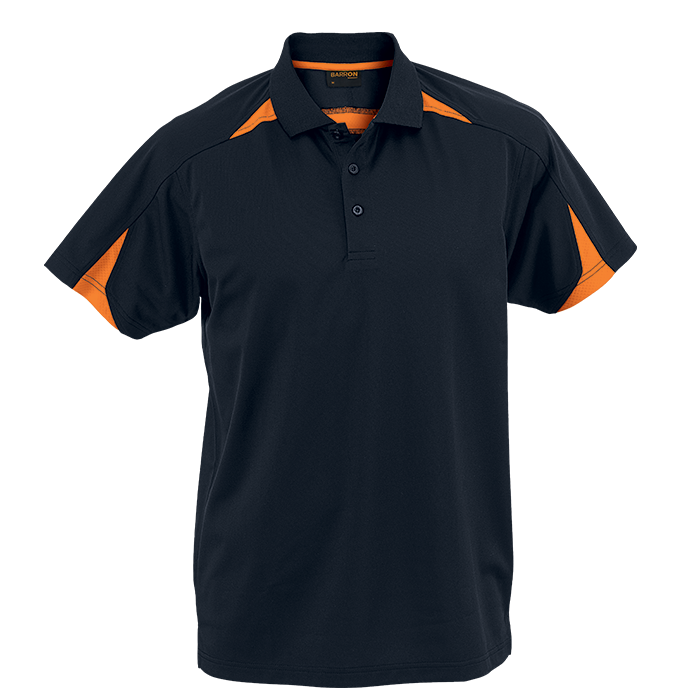 Mens Solo Golfer  Black/Orange / SML / Regular - Golf 