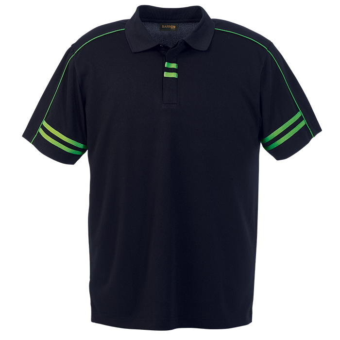 Mens Spirit Golfer Black/Lime / SML / Regular - Golf Shirts