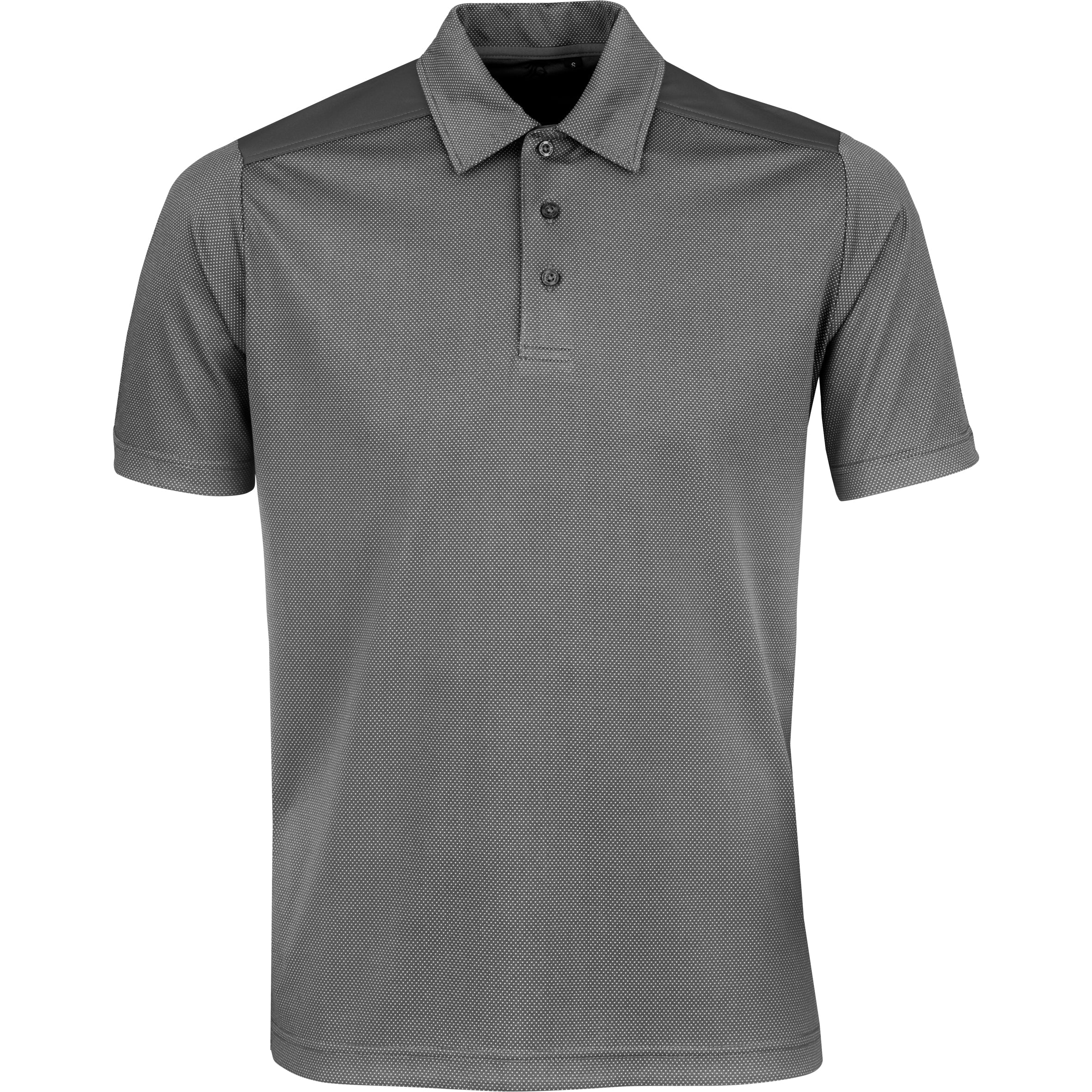 Mens Sterling Ridge Golf Shirt - Black Only-2XL-Grey-GY