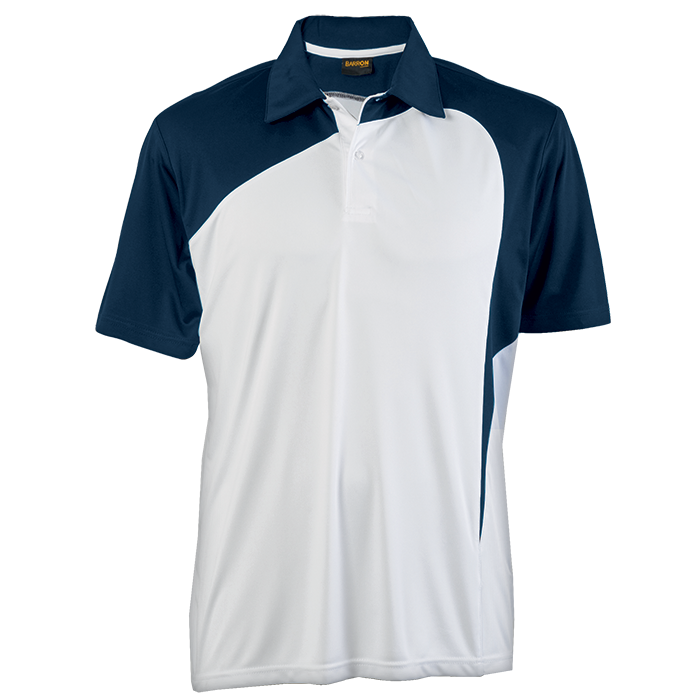 Mens Torpedo Golfer  White/Navy / SML / Regular - Golf 