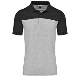 Mens Urban Golf Shirt - Red Only-L-Black-BL