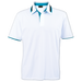 Mens Vitality Golfer White/Blue/Black / SML / Regular - Golf Shirts