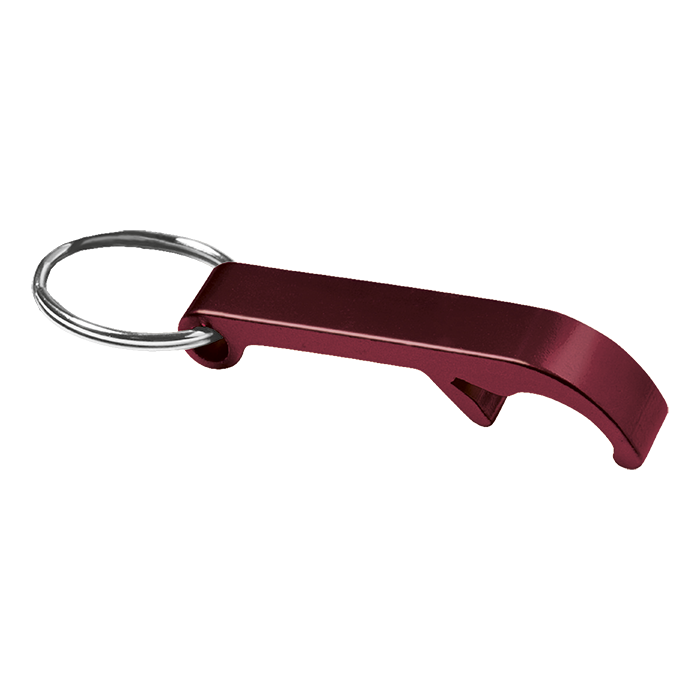 BK8517 - Metal Bottle Opener Keychain Red / STD / Regular - 