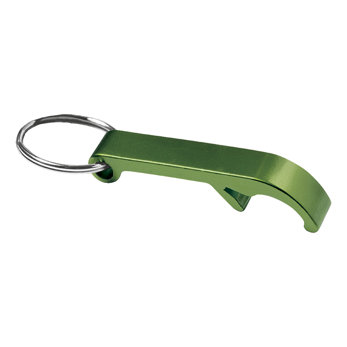 BK8517 - Metal Bottle Opener Keychain Green / STD / Regular 