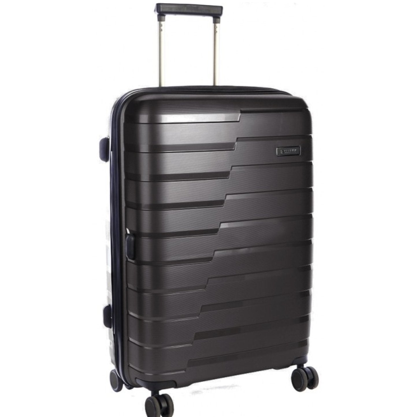 Microlite Hardshell 65cm Medium Spinner Black (2.95kg)-Suitcases