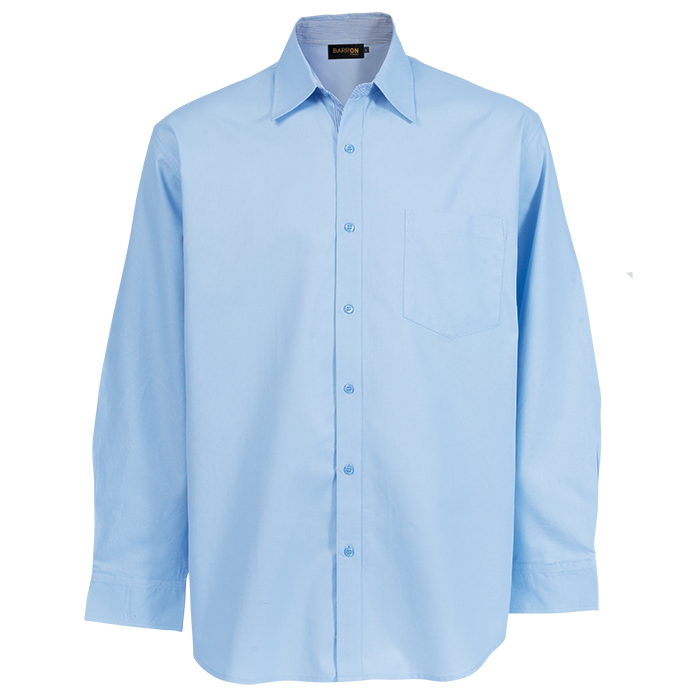 Monash Lounge Long Sleeve Sky / SML / Last Buy - Shirts-Corporate