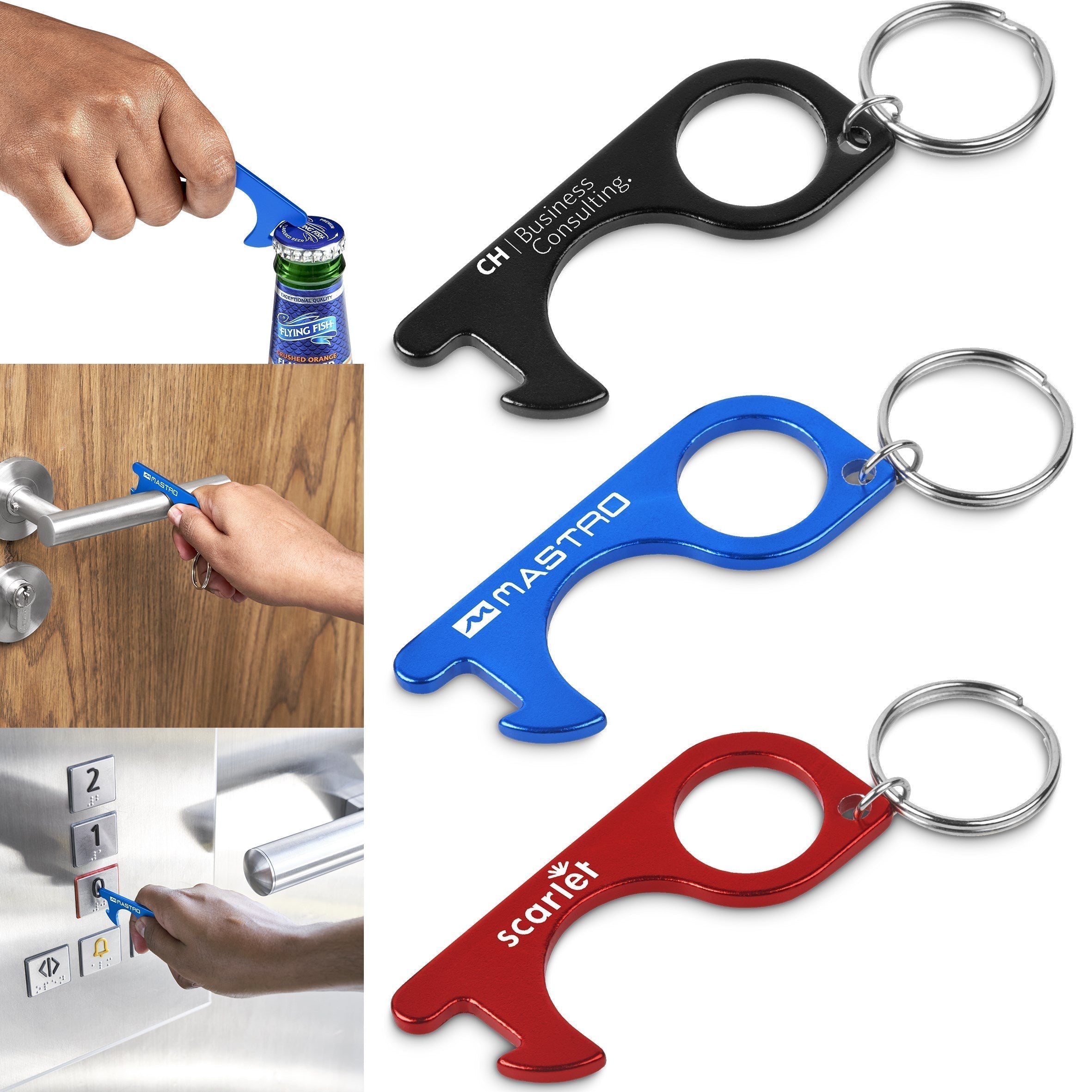 Osler Touch Free Keyholder-Blue-BU